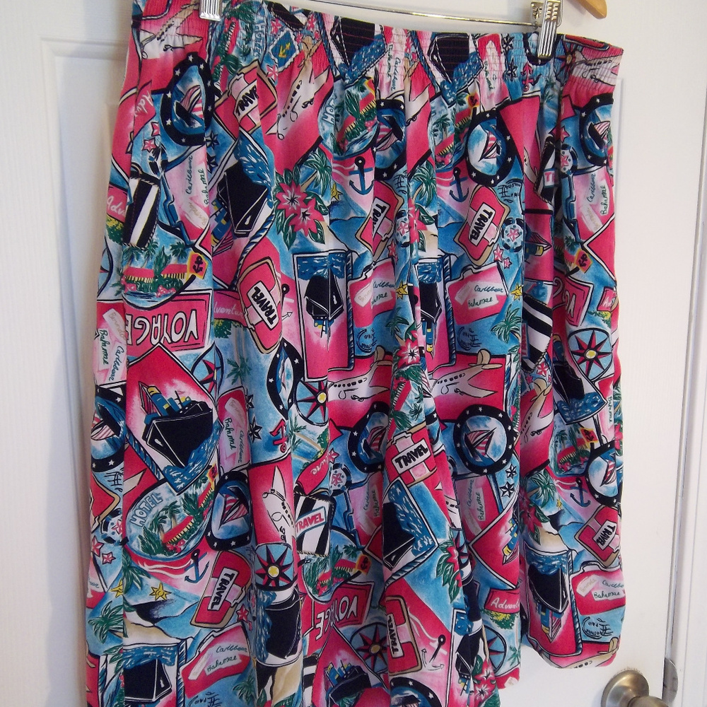 Koret Francisca Plus Printed Culotte Shorts